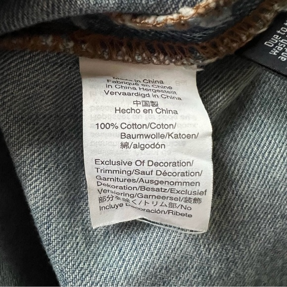 Madewell star denim skirt size 26 - Picture 9 of 11